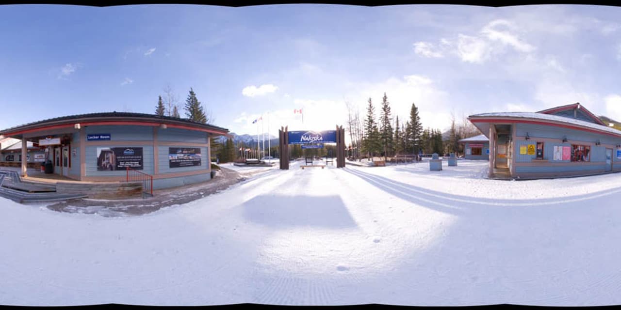 Google virtual tour of Royal Canadian Rockies Nakiska Ski