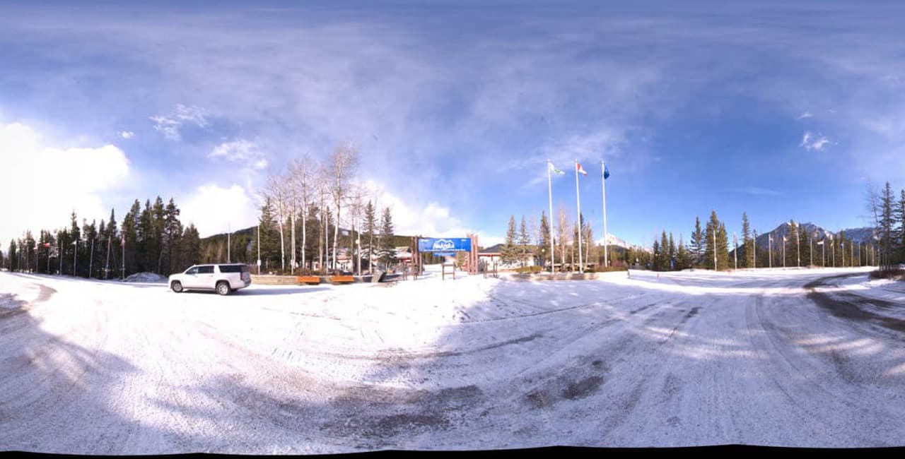 Google virtual tour of Royal Canadian Rockies Nakiska Ski